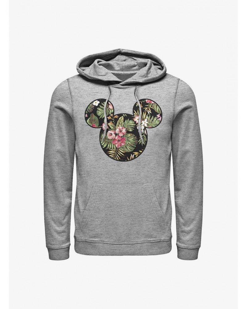 Disney Mickey Mouse Floral Mickey Hoodie $14.01 Hoodies