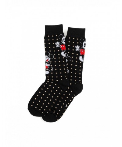 Disney Mickey Mouse Black Polka Dot Socks $6.57 Socks