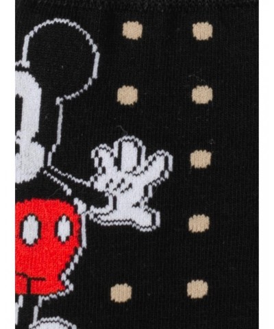 Disney Mickey Mouse Black Polka Dot Socks $6.57 Socks