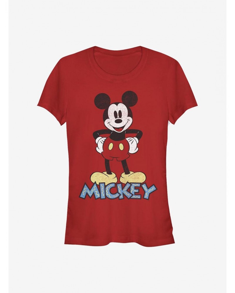 Disney Mickey Mouse 90's Mickey Girls T-Shirt $7.57 T-Shirts