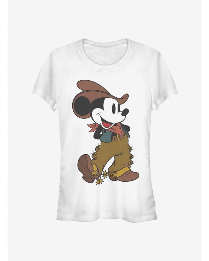 Disney Mickey Mouse Cowboy Classic Girls T-Shirt $6.97 T-Shirts