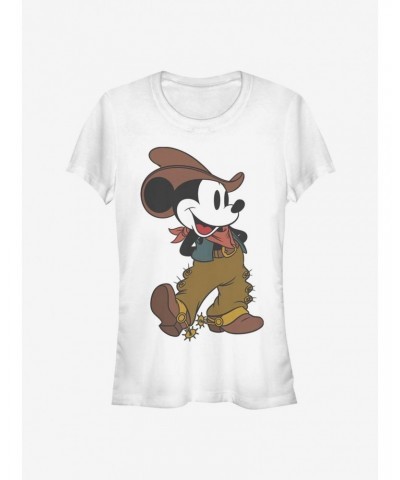 Disney Mickey Mouse Cowboy Classic Girls T-Shirt $6.97 T-Shirts