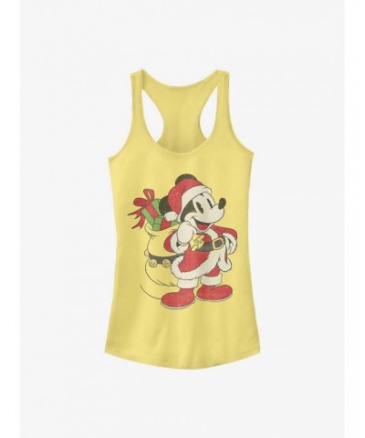 Disney Mickey Mouse Just Santa Mickey Girls Tank $8.37 Tanks