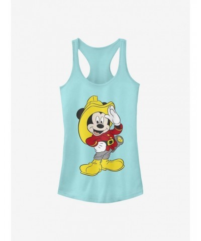 Disney Mickey Mouse Mickey Firefighter Girls Tank $6.18 Tanks