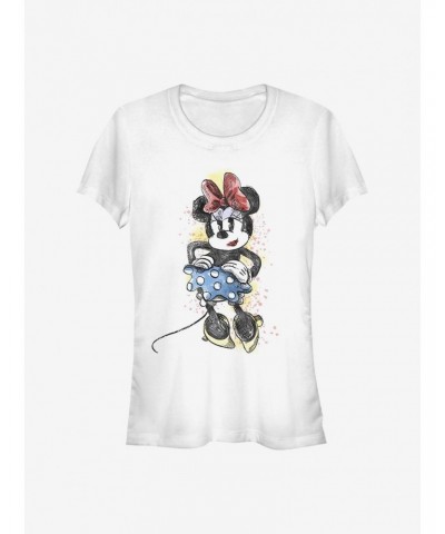 Disney Minnie Mouse Artsy Minnie Girls T-Shirt $8.76 T-Shirts