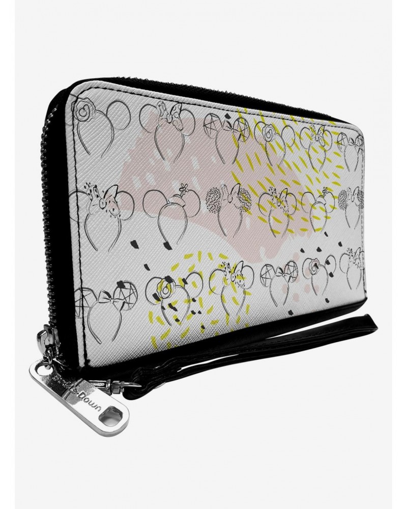 Disney Minnie Mouse Sketch Zip Around Wallet $13.96 Wallets