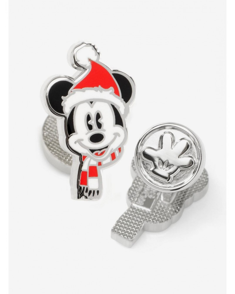 Disney Mickey Mouse Holiday Hat Cufflinks $23.07 Cufflinks