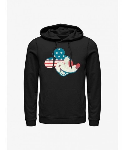 Disney Mickey Mouse Americana Flag Fill Hoodie $13.65 Hoodies