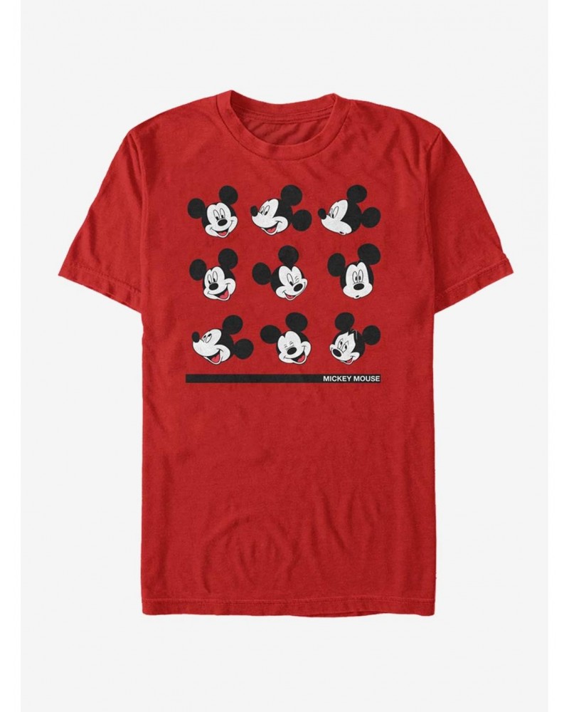 Disney Mickey Mouse Mickey Expressions T-Shirt $6.50 T-Shirts