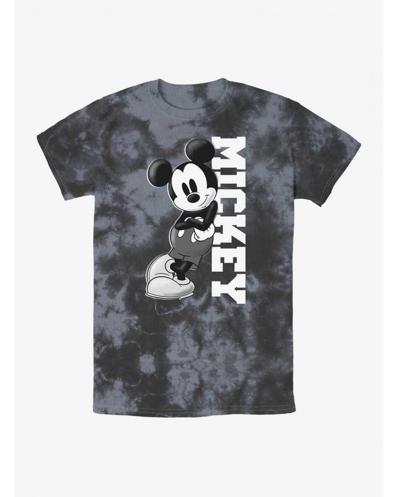 Disney Mickey Mouse Mickey Lean Tie-Dye T-Shirt $9.74 T-Shirts