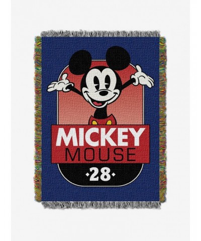 Disney Mickey Mouse Hi Mickey Tapestry Throw $12.68 Throws