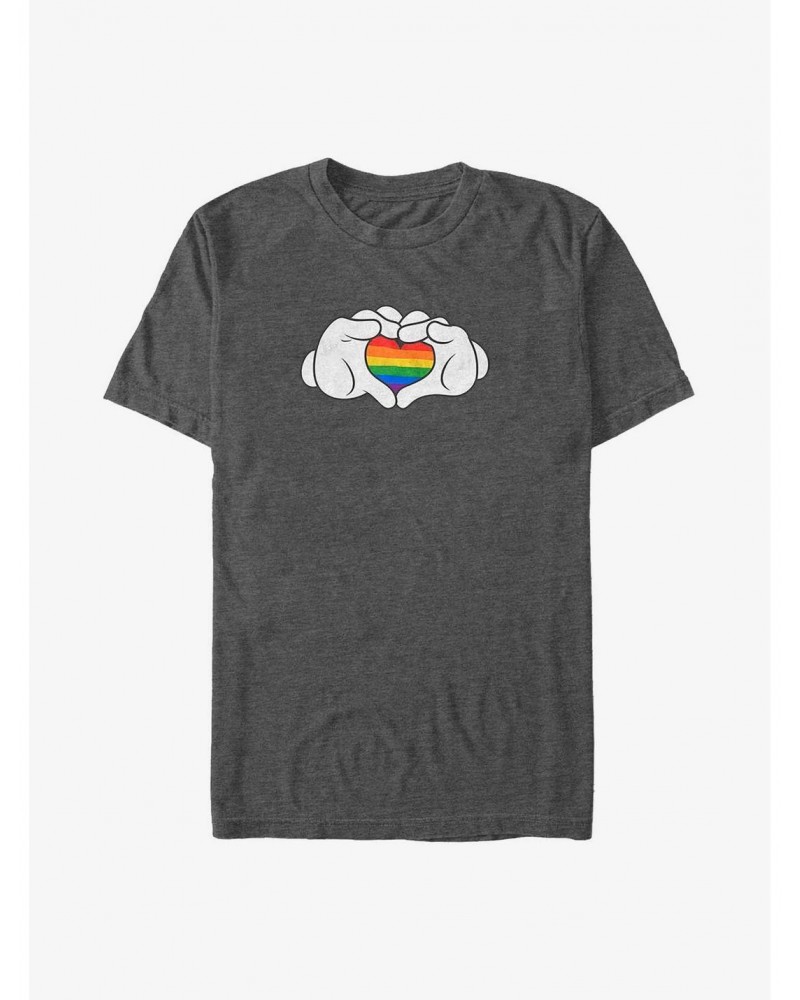 Disney Mickey Mouse Rainbow Love Big & Tall T-Shirt $9.09 T-Shirts