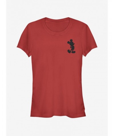 Disney Mickey Mouse Mickey Silhouette Girls T-Shirt $5.98 T-Shirts