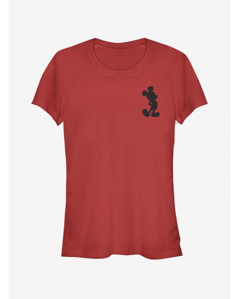 Disney Mickey Mouse Mickey Silhouette Girls T-Shirt $5.98 T-Shirts