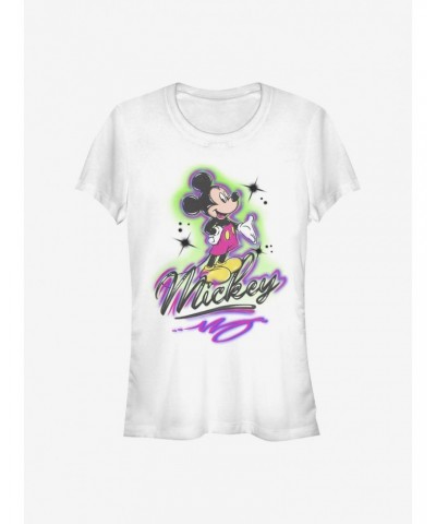 Disney Mickey Mouse Airbrush Mickey Girls T-Shirt $8.17 T-Shirts