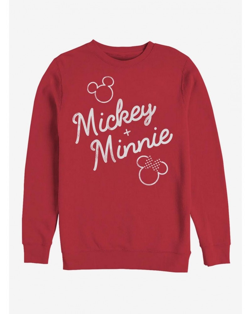 Disney Mickey Mouse Signed Together Crew Sweatshirt $12.40 Sweatshirts