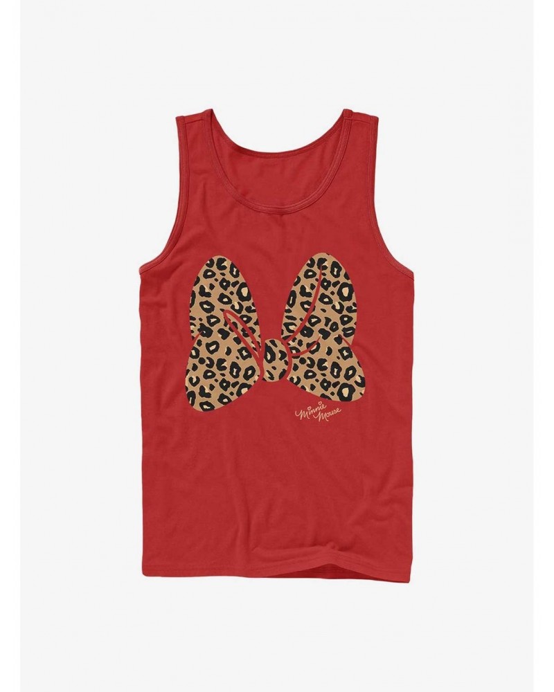 Disney Minnie Mouse Animal Print Bow Tank $6.97 Tanks