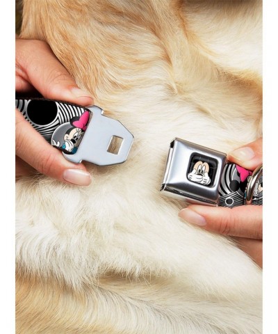 Disney Mickey Mouse Minnie Peek A Boo Seatbelt Buckle Dog Collar $11.95 Pet Collars