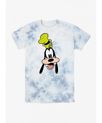 Disney Mickey Mouse Goofy Big Face Tie-Dye T-Shirt $6.84 T-Shirts