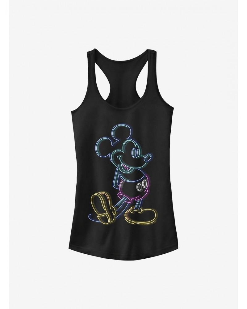 Disney Mickey Mouse Neon Mickey Girls Tank $7.17 Tanks