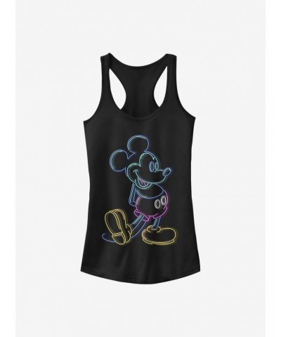 Disney Mickey Mouse Neon Mickey Girls Tank $7.17 Tanks