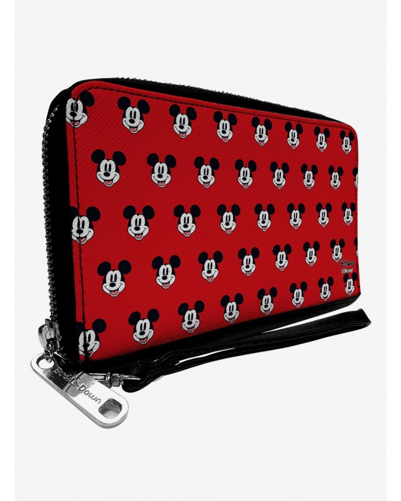 Disney Mickey Mouse Monogram Zip Around Wallet $14.00 Wallets