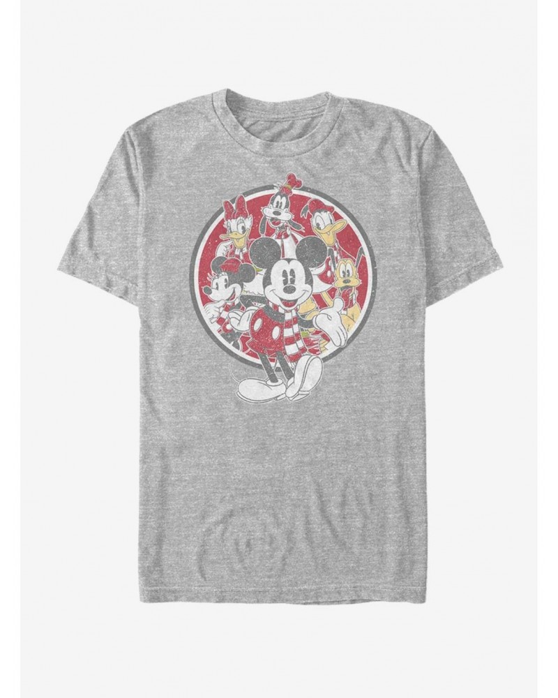 Disney Mickey Mouse Holiday Vintage Mickey Friends T-Shirt $6.50 T-Shirts