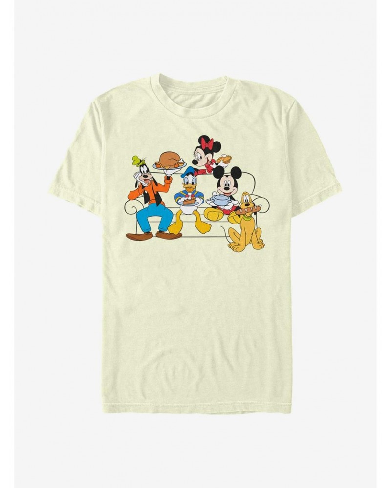 Disney Mickey Mouse Friendsgiving T-Shirt $8.41 T-Shirts