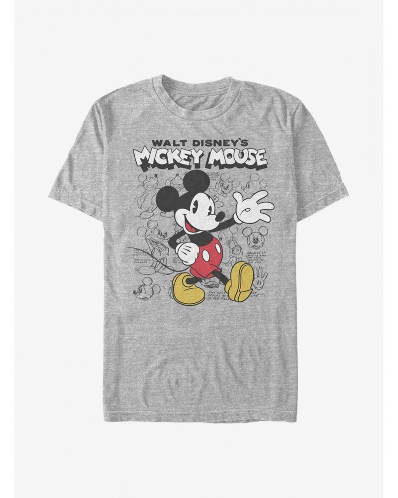 Disney Mickey Mouse Sketchbook T-Shirt $8.80 T-Shirts