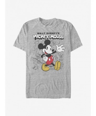 Disney Mickey Mouse Sketchbook T-Shirt $8.80 T-Shirts