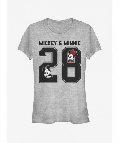 Disney Mickey Mouse Mickey Minnie Collegiate Girls T-Shirt $7.57 T-Shirts