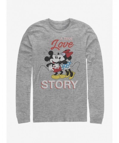 Disney Mickey Mouse True Love Story Long-Sleeve T-Shirt $9.48 T-Shirts