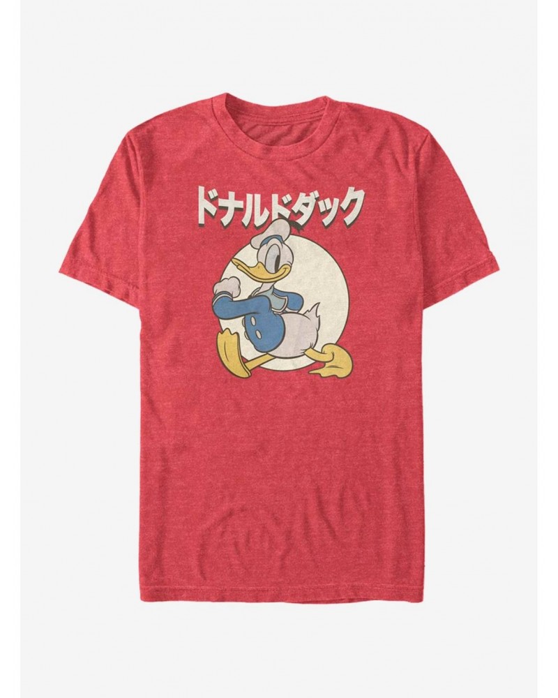 Disney Donald Duck Japanese Text T-Shirt $6.31 T-Shirts