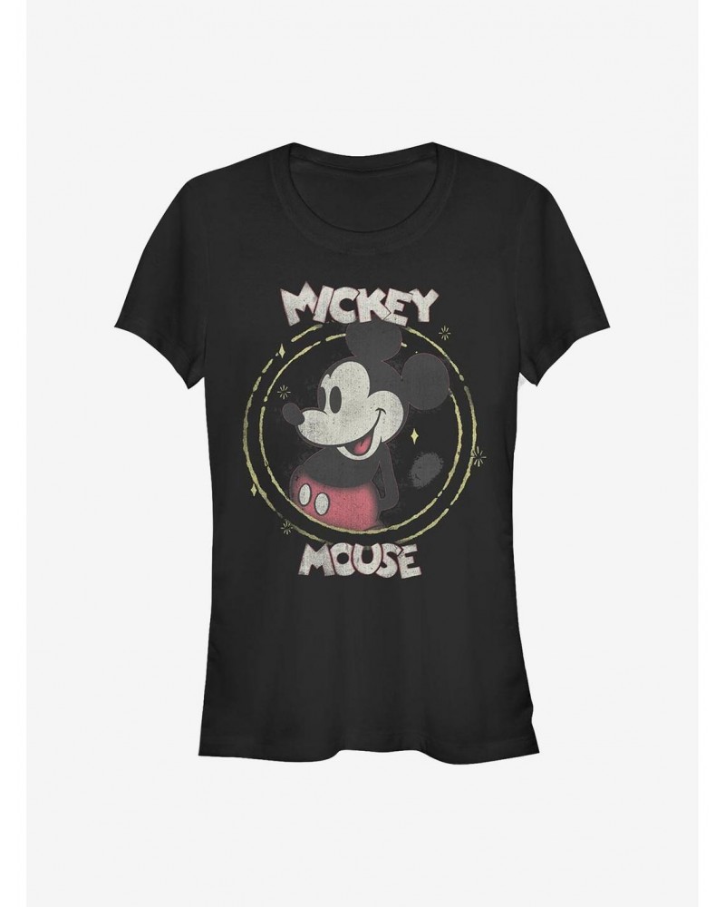 Disney Mickey Mouse Happy Mickey Girls T-Shirt $7.57 T-Shirts