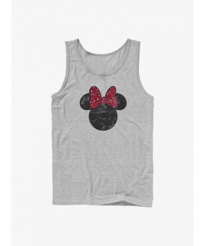 Disney Minnie Mouse Minnie Leopard Bow Tank Top $7.57 Tops