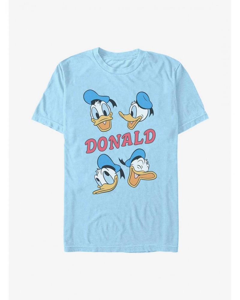 Disney Mickey Mouse Donald Duck Heads T-Shirt $7.07 T-Shirts