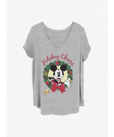 Disney Mickey Mouse Holiday Cheer Mom Girls T-Shirt Plus Size $10.87 T-Shirts