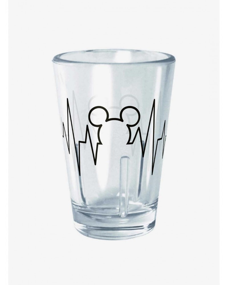 Disney Mickey Mouse Mickey Heartline Mini Glass $4.75 Glasses