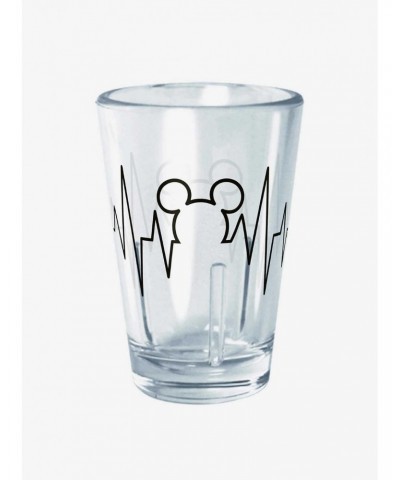 Disney Mickey Mouse Mickey Heartline Mini Glass $4.75 Glasses