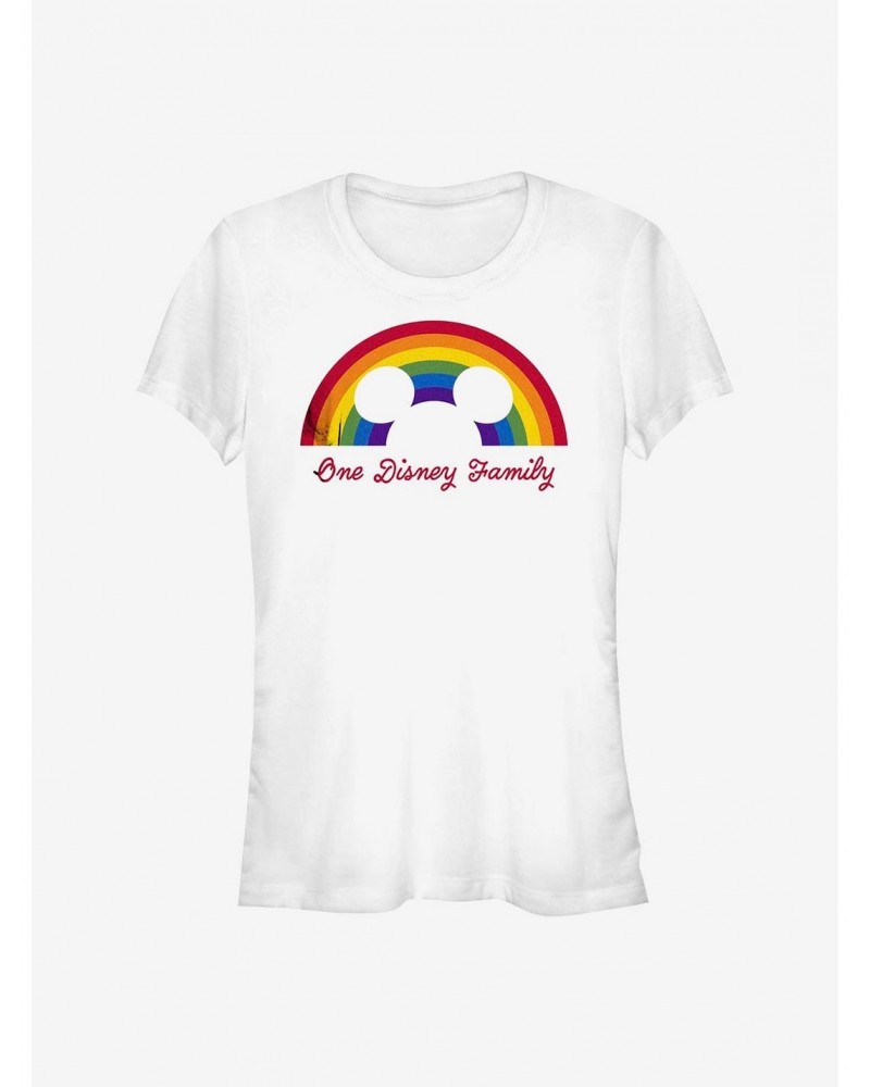 Disney Mickey Mouse Rainbow Our Disney Family T-Shirt $8.17 T-Shirts